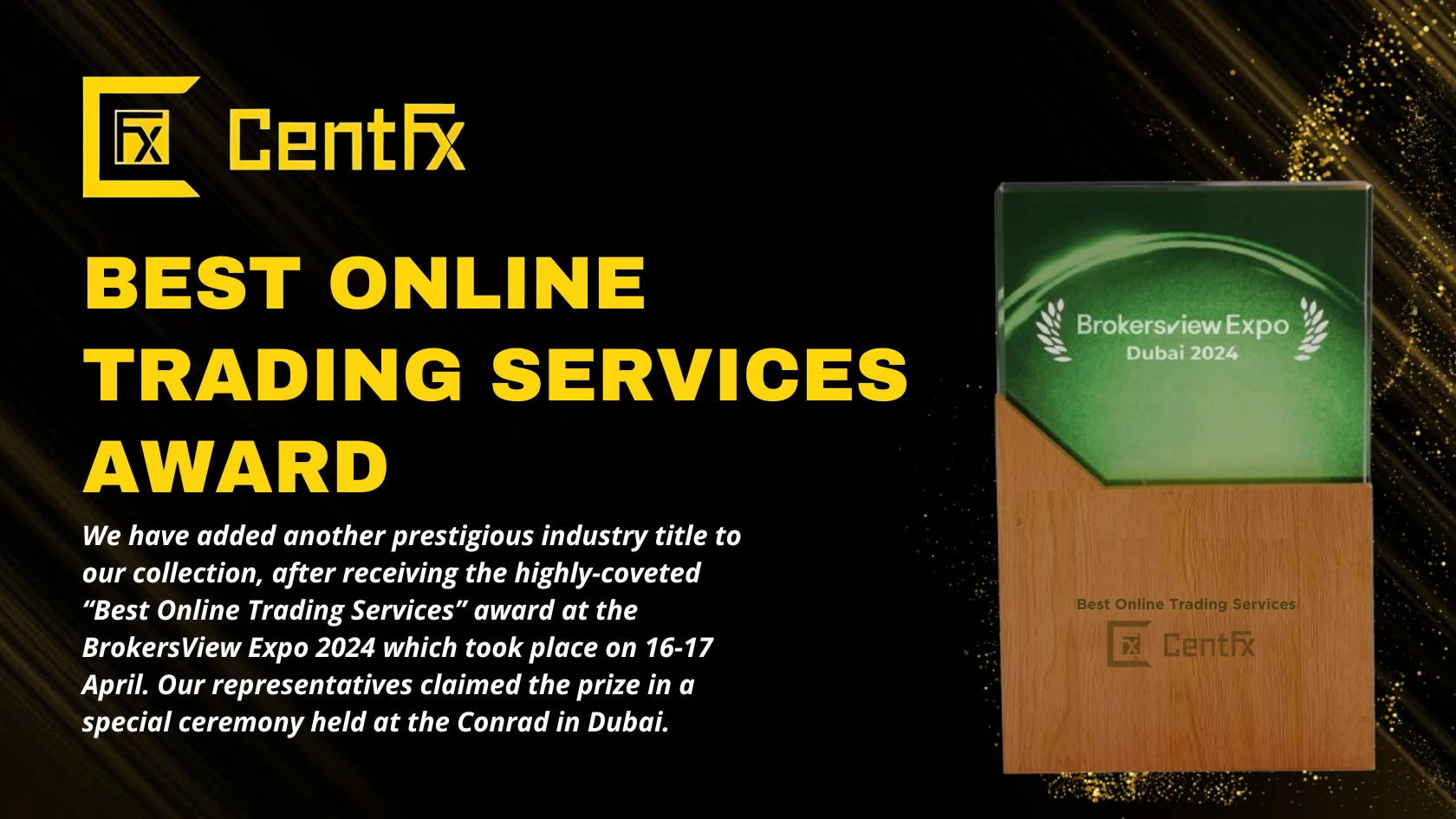 Award Best Online Trading Services
